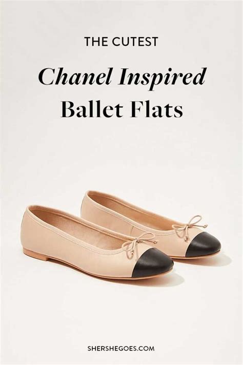 chanel ballet flat dupes|Chanel look alike ballet flats.